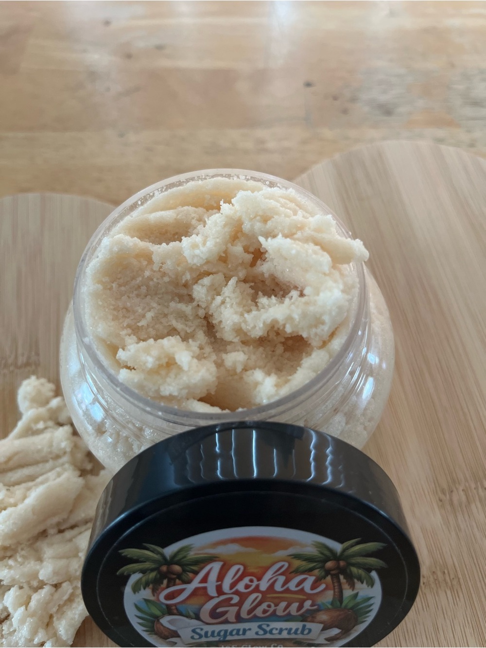Aloha Glow Sugar Scrub by J&S Glow Co. 8 ounce jar - Picture 3 of 5